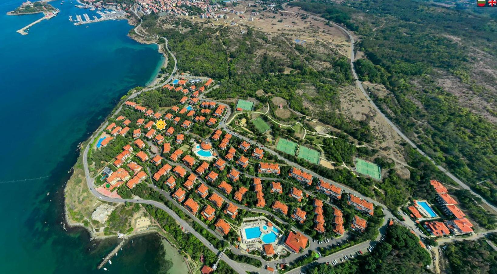 Aj Apartment 1 With Pool View, Santa Marina Holiday Village, Sozopol Esterno foto